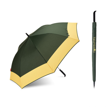 El paraguas abierto al aire libre de encargo al por mayor del golf del auto a prueba de viento con la impresión del logotipo